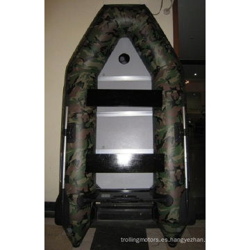 Camuflaje verde inflables canotaje barco con asiento de aire